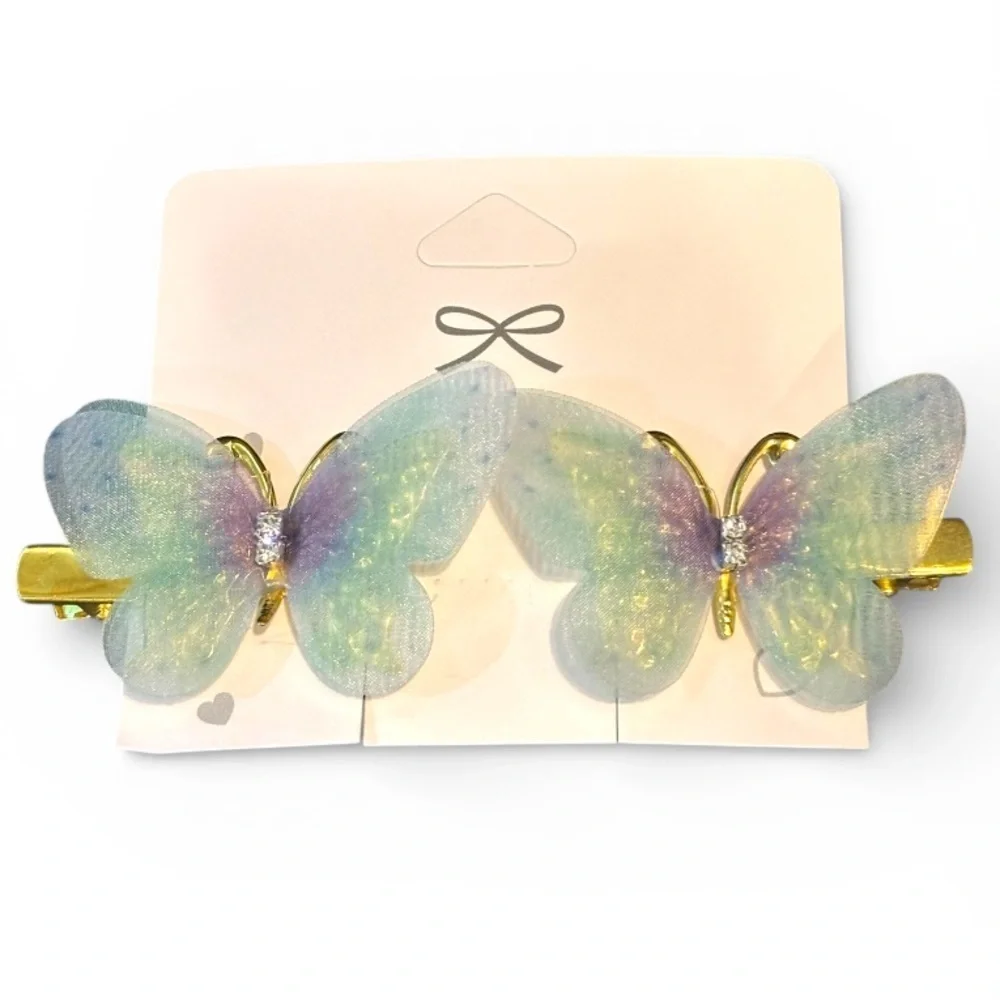 Butterfly Hair Clips New